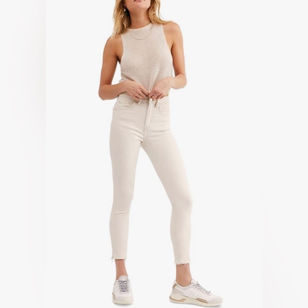 NWT Free People Raw High-Rise jegging